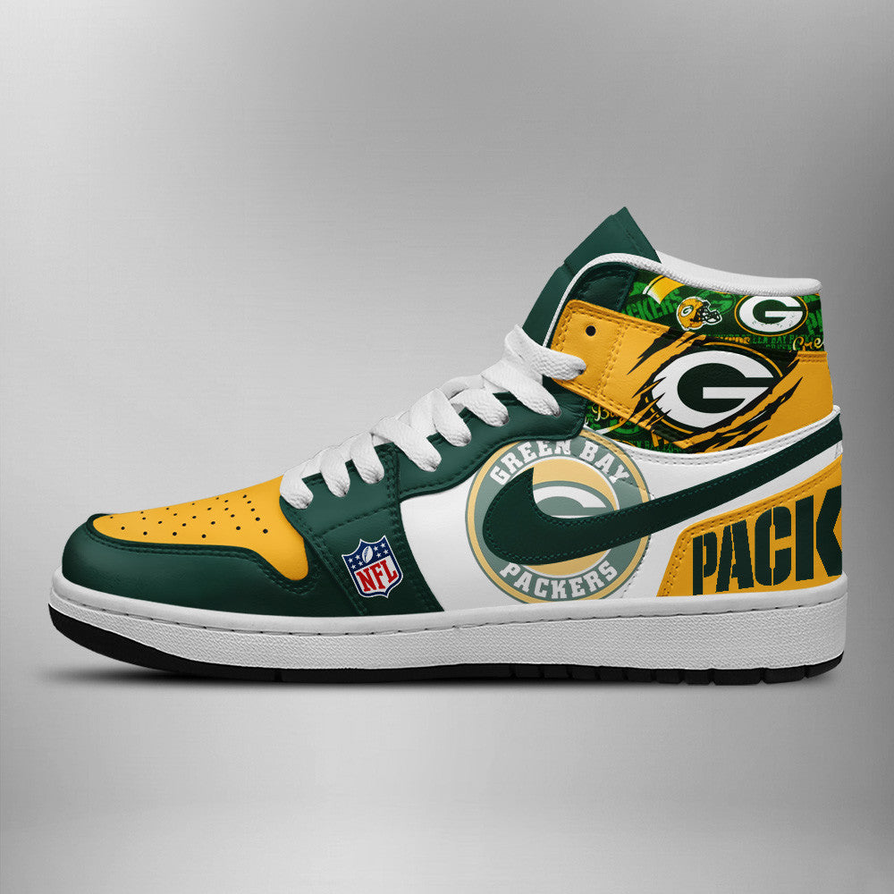 Green Bay Packers - NFL Teams J1 Shoes - Footwonders