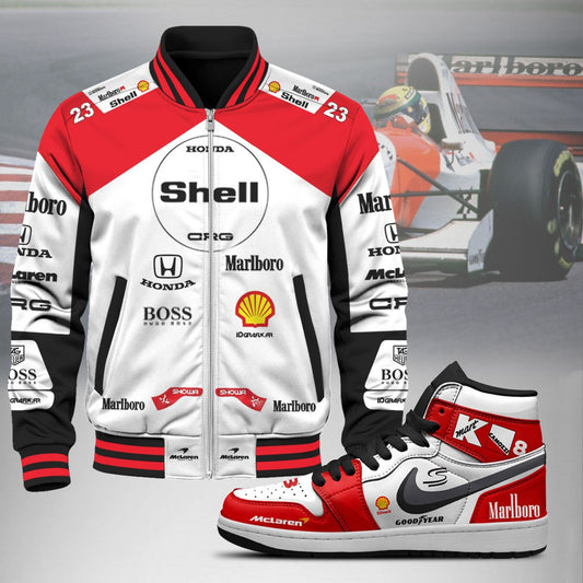 Ayrton Senna Formula 1 Jacket & Shoes - Footwonders